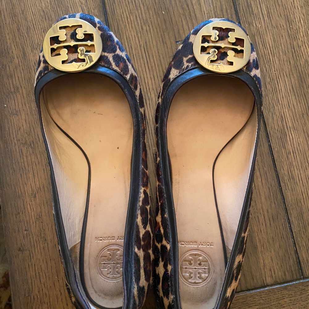 Tory Burch Reva Flat,  Leopard Print